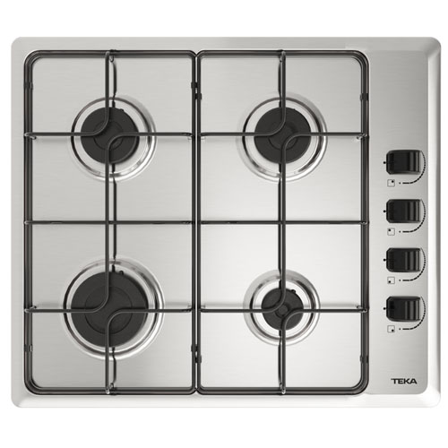 Encimera de gas butano Teka HLX 640 KL BUT Ref.112620019 4 Fuegos 60cms Inox