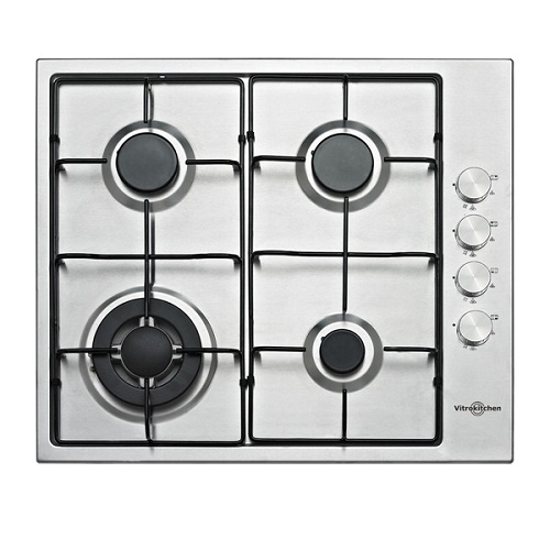 Encimera de gas natural Vitrokitchen EN640LIN 4 fuegos