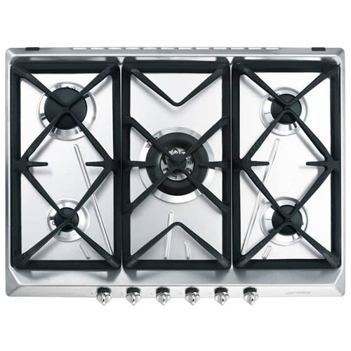 Encimera de gas Smeg SRV576GH5 5 fuegos 70CM inox
