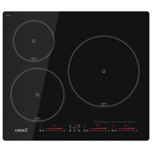 Encimera de inducción CATA IBS 6303 3 fuegos