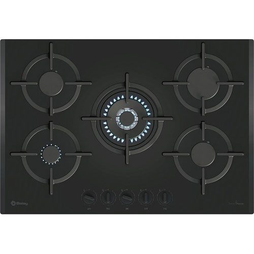 Encimera gas butano Balay 3ETG676RB 5 fuegos 75 cms
