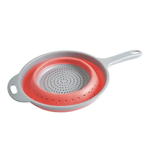 Escurridor plegable Pamex silicona rojo 21 cms