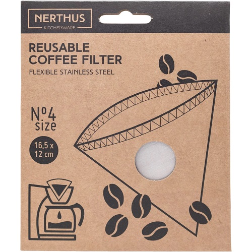 Filtro reutilizable para cafetera de goteo Nerthus FIH 1301