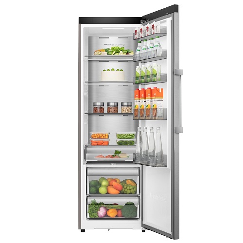 Frigorífico 1 puerta Hisense RL3K370SAIE1 No Frost 186x60 E Inox