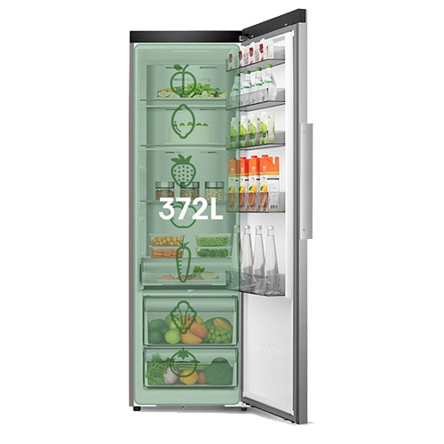 Frigorífico 1 puerta Hisense RL3K370SAIE No Frost 186x60 E Inox
