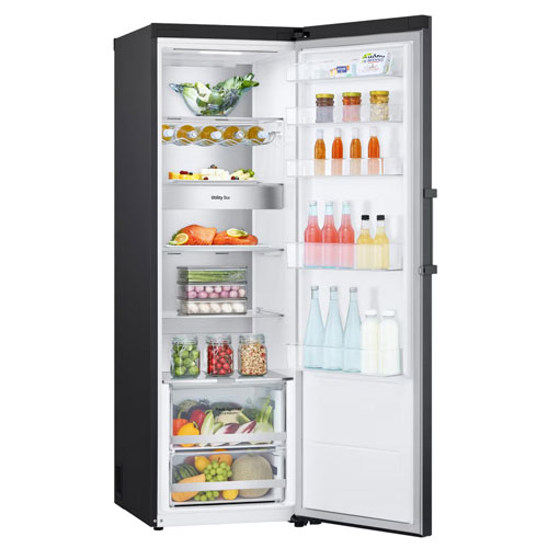 Frigorífico 1 puerta LG GLM71MCCSX Total No Frost 186x60 C Negro-gris mate