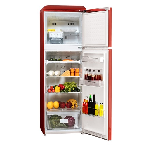 Frigorífico 2 puertas SVAN SVRR1800 182x60 Cíclico A++ Rojo