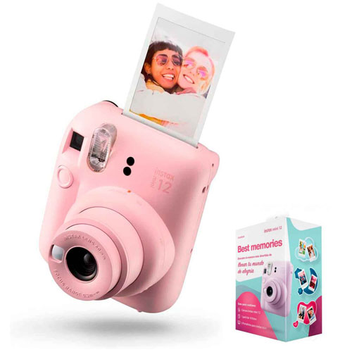Fujifilm Kit Cámara Instax Mini 12 blossom pink