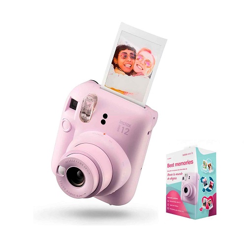 Fujifilm Kit Cámara Instax Mini 12 lila purple