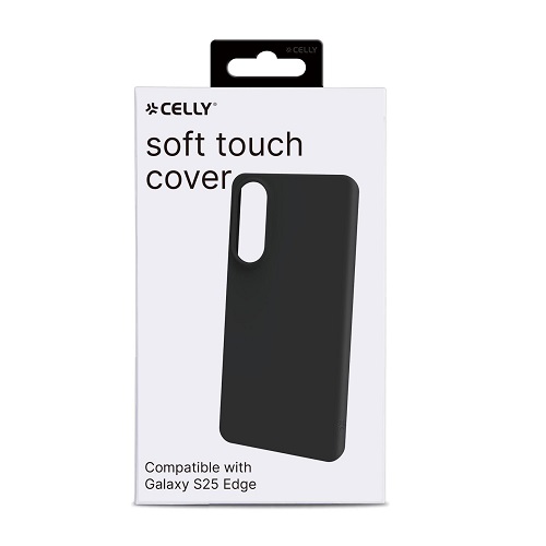 Funda para móvil S25 Edge Celly CROMO1143BK Negra