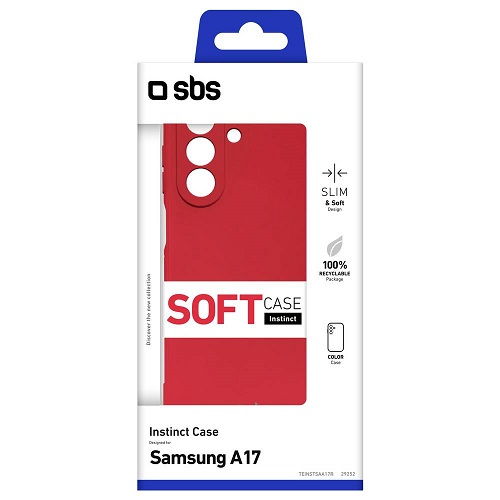 Funda SBS para móvil Samsung A17 TEINSTSAA17R roja