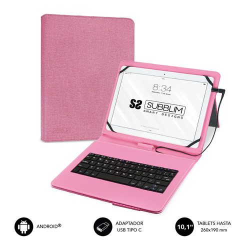 Funda tablet 10.1" + teclado Subblim SUB-KT1-USB003