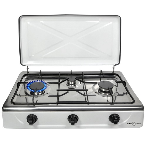 Hornillo de gas Vitrokitchen 302BB 3 fuegos