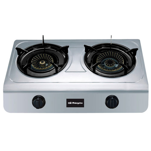 Hornillo Orbegozo FO2700 2 fuegos inox