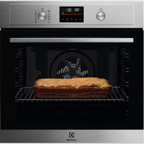 Horno Electrolux EOF4P56X 72 litros pirolítico Inox A+ carril telescópico 1 nivel