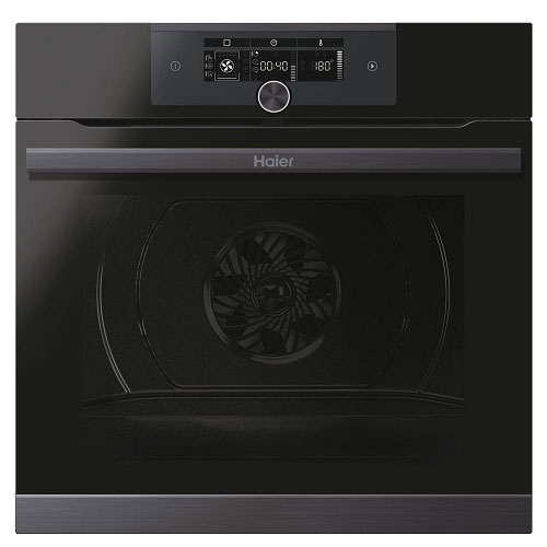 Horno HAIER HWO60SM5F8BH 70 litros pirolítico+hidrolítico A+ Negro