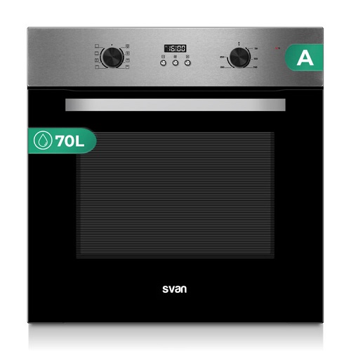 Horno SVAN SHM8700DPX 8 funciones 65 litros A Inox