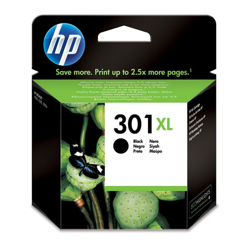 HP cartucho negro 301 XL