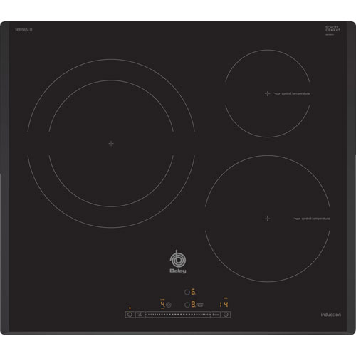 Inducción Balay 3EB965LU 3 fuegos ancho 60 cms 1 zona de 28 cms