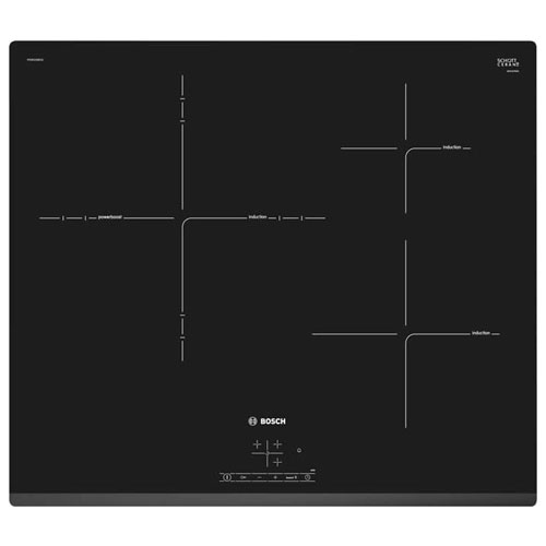 Inducción Bosch PID631BB1E 3 fuegos 1 Zona-32cm Negro