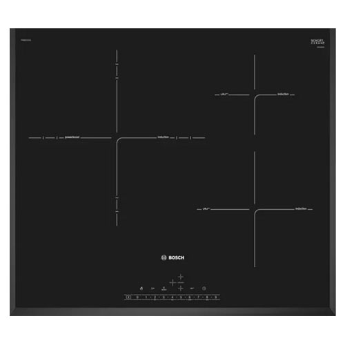 Inducción Bosch PID651FC1E 3 zonas 60 cms 1 zona triple de 32 cms