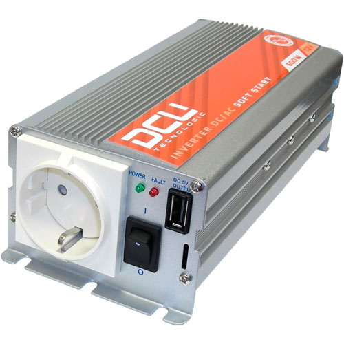 Inversor de corriente DCU 12V a 230V 600W 374012600M