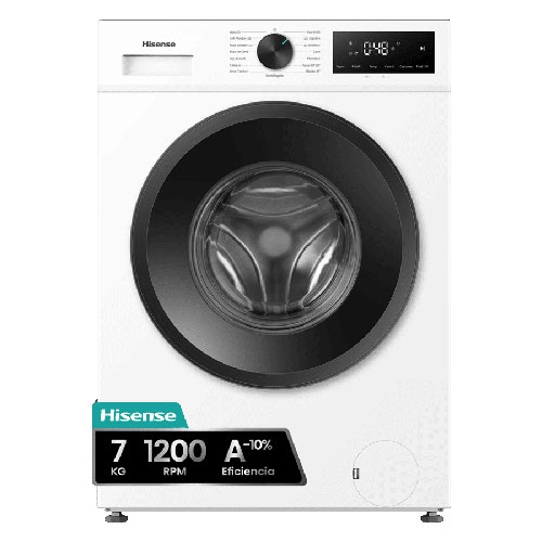 Lavadora Hisense WF1I7022BWJ 7Kg 1200rpm A Blanco