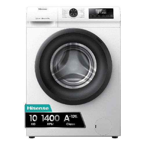 Lavadora Hisense WF1Q1041BW 10Kg 1400rpm A Blanco