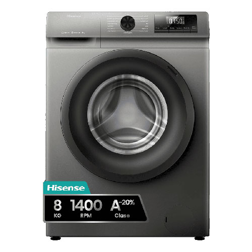Lavadora Hisense WF1Q8041BT 8Kg 1400rpm A Gris