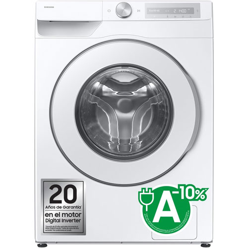 Lavadora Samsung WW90DG6U85HHU3 9Kg 1400rpm A Blanca