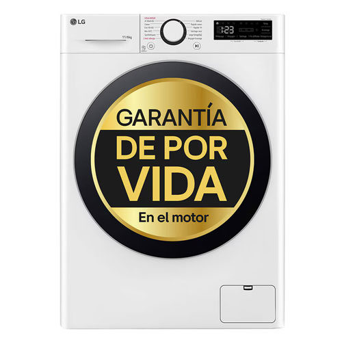 Lavasecadora LG F4DR7011AGW Lavado 11Kg Secado 6Kg 1400rpm D Blanco