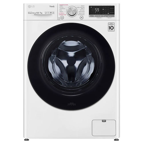Lavasecadora LG F4DV5010SMW Lavado 10,5Kg Secado 7Kg 1400rpm E Blanco