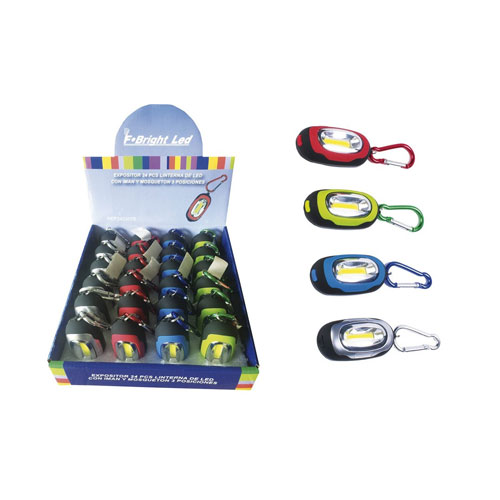 Linterna LED con iman y mosquetón F.BRIGHT ref.2423076