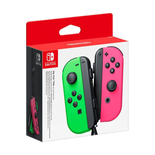 Mando Nintendo Switch Joy-Con verde neon/rosa neon