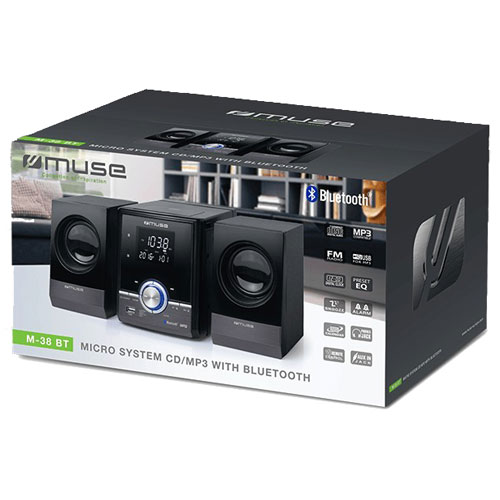 Microcadena Muse M-38 BT Black 2x10W