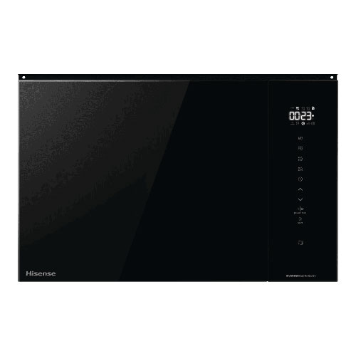 Microondas de integración Hisense BIM325GI63DBG 25 litros 900W Grill 1200W Cristal negro