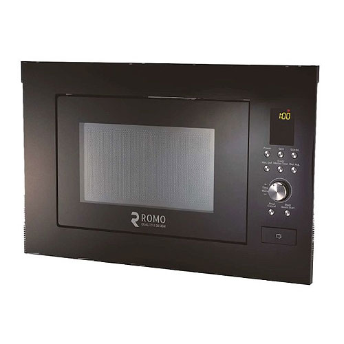 Microondas integrable ROMO RO-MWE25LN Negro 25 litros 1000W grill 1400W