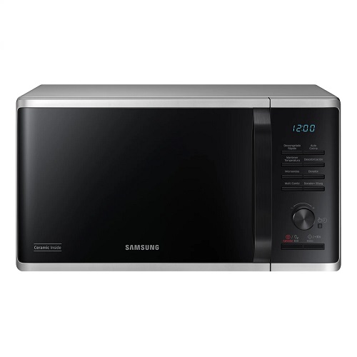 Microondas Samsung MG23K3515AS 23 litros 800W Grill 1100W Inox
