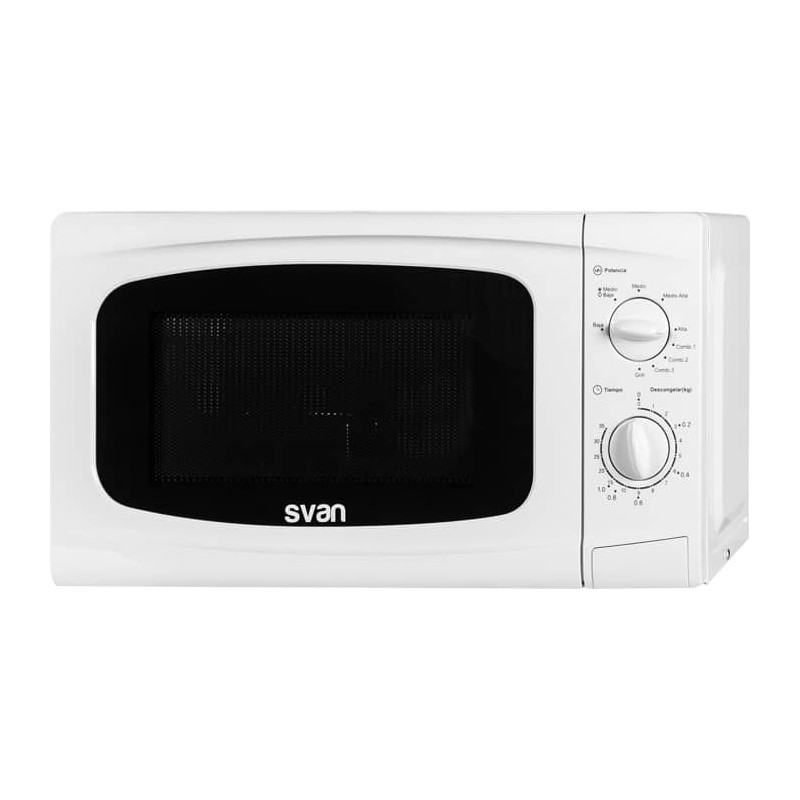 Microondas SVAN SVMW720G 20 litros 700W Grill 1000W Blanco