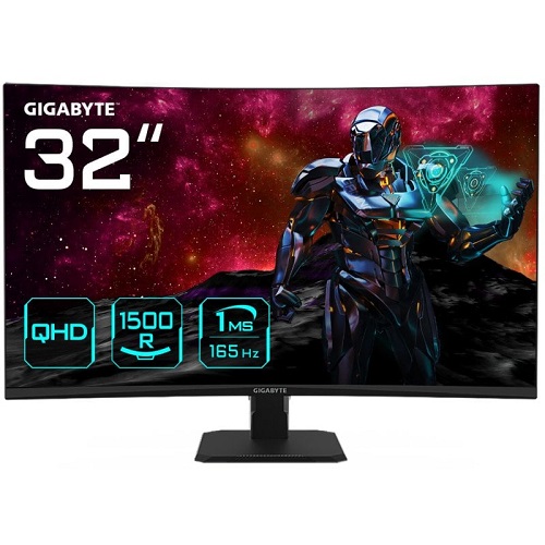 Monitor gaming curvo Gigabyte GS32QC 32" QHD HDMI Display Port F