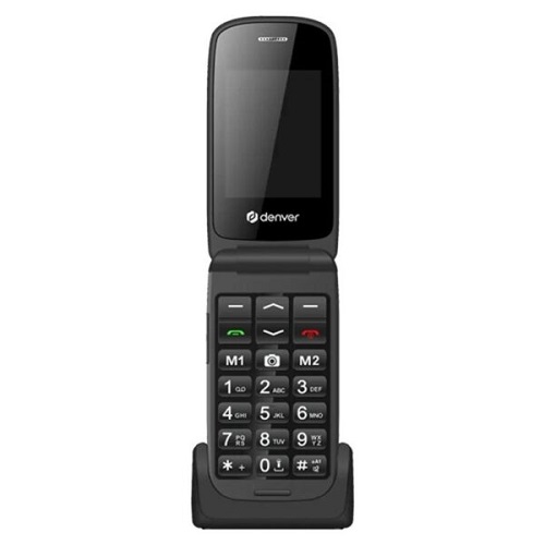 Móvil Denver Senior BAS-24600L 4G Negro