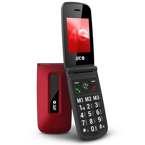 Móvil senior SPC Titan 2 2342R Rojo
