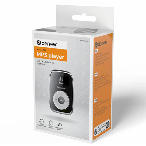 MP3 Denver MPS-316 Black