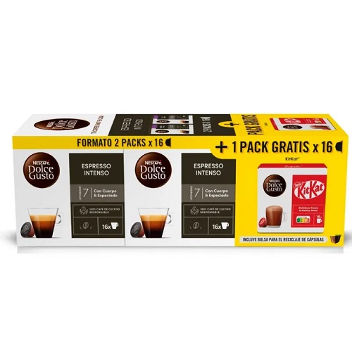 Nescafé Dolce Gusto 12599208 Espresso intenso + Kit Kat