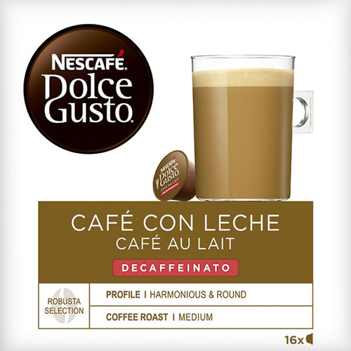 Nescafé Dolce Gusto Café Au Lait Descafeinado