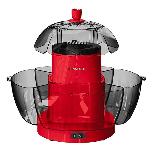 Palomitero Cecotec Fun & Taste P´Corn Lotus ref.04861 4,5 litros 1200W Rojo