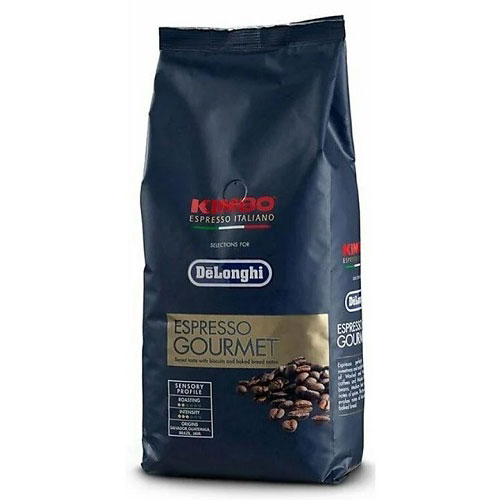 Paquete de café en grano Delonghi Kimbo Gourmet 1 Kg