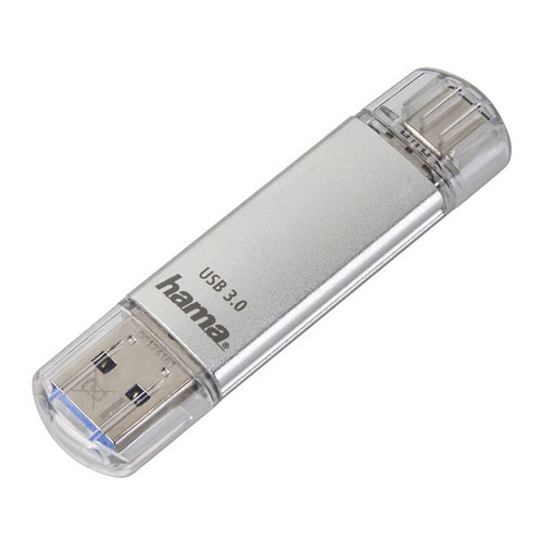 Pendrive dual HAMA 00124163 64GB