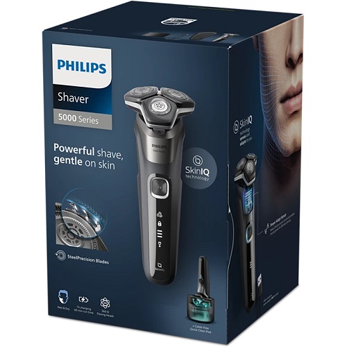 Philips afeitadora S5887/50 seco y mojado autonomía 60 minutos