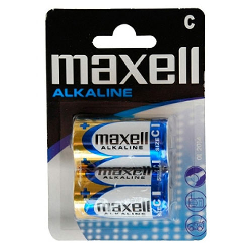 Pila alcalina Maxell LR14 2 unidades